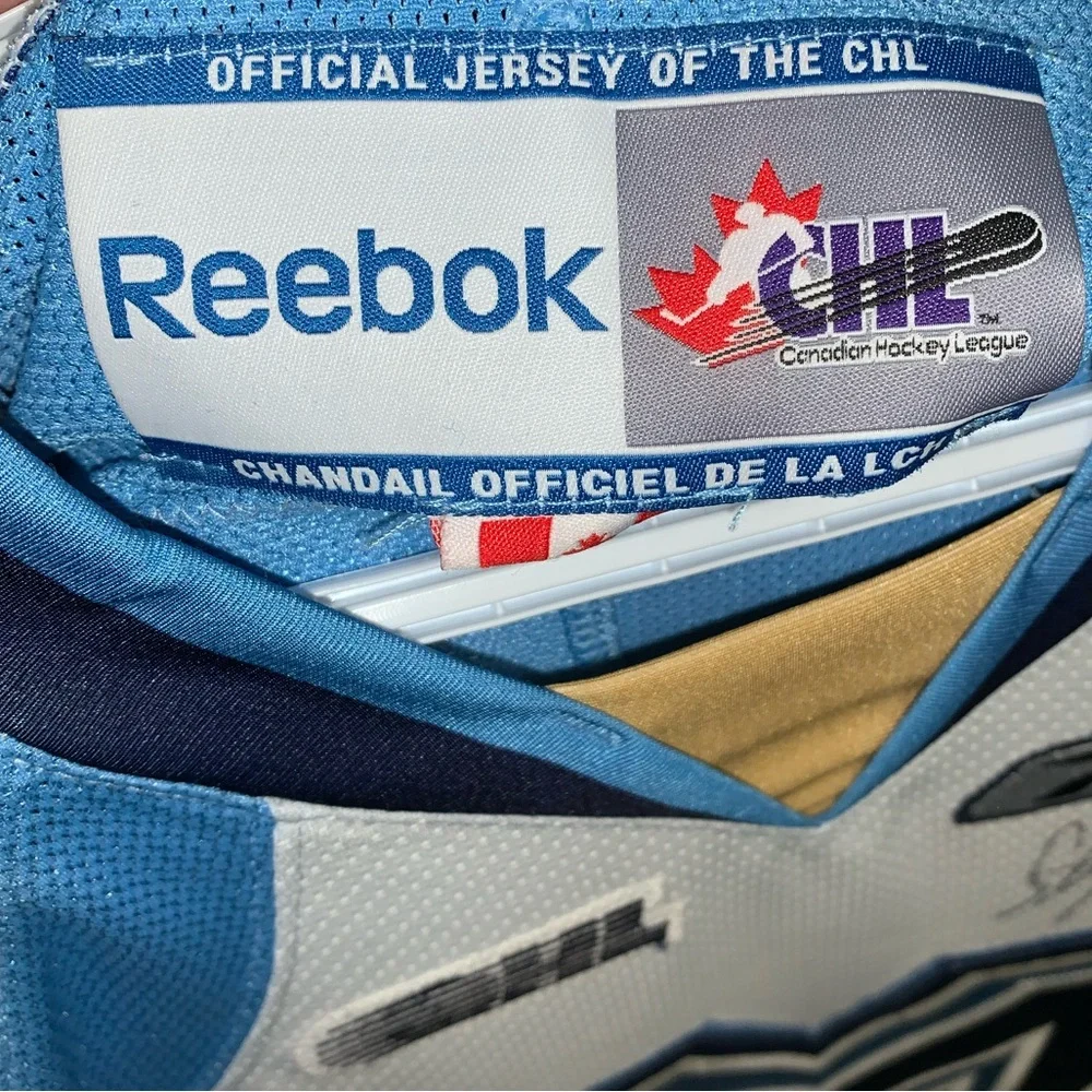 GAME WORN  Stuart Percy Mississauga St. Michael’s Majors OHL Jersey Size 56 Auto - Picture 5 of 10